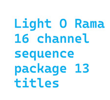 Light rama channel for sale  Gaffney