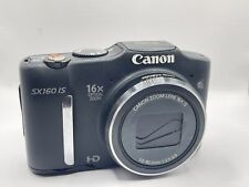 Canon Powershot SX 160 IS 16MP Digital Apuntar y Disparar Negro PIEZAS O REPARACIÓN segunda mano  Embacar hacia Argentina