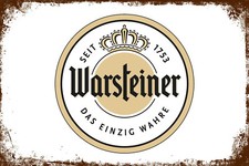 Retro blechschild warsteiner gebraucht kaufen  Lohmar