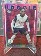 2024-25 Topps Chrom UEFA Destiny Udogie Neon Pink Prism /175 Tottenham Hotspur na sprzedaż  PL