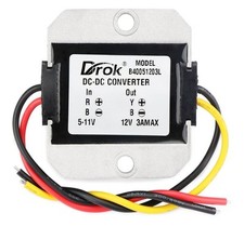 Conversor Step Up DROK 5V para 12V DC 5V-11V para 12V 3AMAX Volt Transformador comprar usado  Enviando para Brazil
