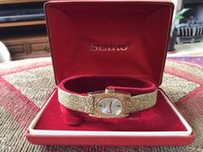 Vintage seiko gold for sale  BEXHILL-ON-SEA