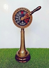 Antigo navio pedido de motor telégrafo latão 20" piscina de fígado náutico 1906 Londres comprar usado  Enviando para Brazil