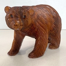 Wooden bear carving for sale  BURY ST. EDMUNDS