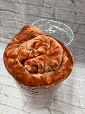 Fleece blanket orange for sale  LEEDS