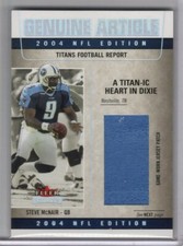 Usado, 2004 Fleer Genuine Article Patch 26/150 Steve Mcnair Tennessee Titans comprar usado  Enviando para Brazil