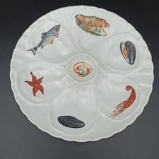 Antique majolica oyster d'occasion  Orleans-