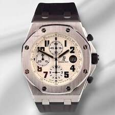 Usado, AUDEMARS PIGUET Royal Oak Offshore Safari 42mm relógio de aço mostrador prata 26170ST comprar usado Usado, AUDEMARS PIGUET Royal Oak Offshore Safari 42mm relógio de aço mostrador prata 26170ST comprar usado  Enviando para Brazil