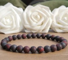 Frosted bloodstone bead for sale  MAIDSTONE