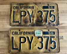 1956 california license for sale  Fresno