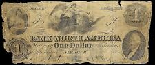 Billete obsoleto BANCO DE NORTEAMÉRICA $1 SEYMOUR Connecticut 1 de febrero de 1853 CT2760-05 segunda mano  Embacar hacia Mexico