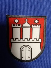 Wappen hamburg aufnäher gebraucht kaufen  Freudenstadt