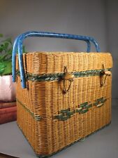 Vintage large wicker for sale  WAKEFIELD