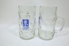 CERVEJA ALEMÃ STEIN 1 LITRO JW AUGUSTINER BRAU Mundhen gegrundet 1328 - Conjunto de 2 comprar usado  Enviando para Brazil