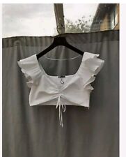 Zara white cotton for sale  MILTON KEYNES