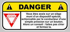 Danger siege ejectable d'occasion  Le Val