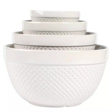 4pc stoneware hobnail for sale  USA