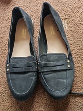 Black suede wide for sale  STOURBRIDGE
