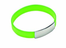 Bracciale silicone verde usato  Vasto