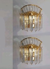 Coppia applique vetro usato  Serrenti