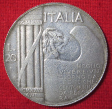 Moneta medaglia mussolini usato  Ascoli Piceno