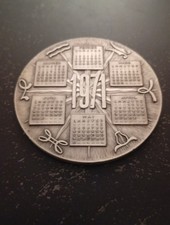 Medaille bronze calendrier d'occasion Medaille bronze calendrier d'occasion  Bagneux