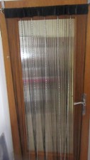 Fadengardine schwarz silberper gebraucht kaufen  Niedernberg
