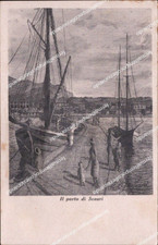Be682 cartolina porto usato  Tramonti