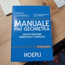 Manuale del geometra usato  San Vito di Cadore