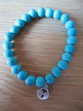 Blauer howlit armband gebraucht kaufen  Neukirchen-Vluyn