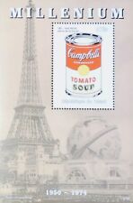AMERICAN ARTIST ANDY WARHOL POP ART TOMATO SOUP  PAINT 1999 MNH** Sheet LX20 comprar usado  Enviando para Brazil