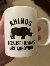 Rhinos humans annoying for sale  Cataula