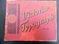 Victoria typograph 301 gebraucht kaufen  Plauen