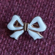 Enamel white ribbon for sale  BRIGHTON
