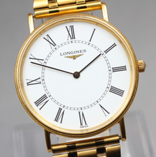 [Quase em perfeito estado] Longines Grand Classic L4.637.2 relógio masculino de ouro Qz do Japão, usado comprar usado  Enviando para Brazil