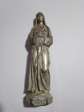 Santa Rita Da Cascia Statuetta Antica Metallo Cm11 comprar usado  Enviando para Brazil