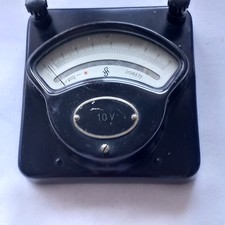 Vintage 10v voltmeter for sale  SHEFFIELD