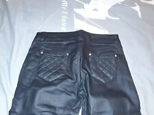 Pantalon noir simili d'occasion  Biguglia