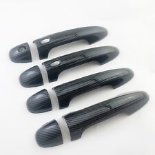 Guarnição de tampa de maçaneta de porta decoração de carro carbono para Toyota Hilux Revo 2015 - 2024, usado comprar usado  Enviando para Brazil