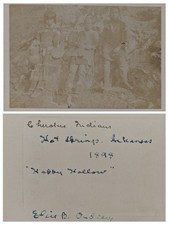 Foto histórica de 1890 Hot Springs AR CC Happy Hallow Cherokee crianças indianas comprar usado  Enviando para Brazil