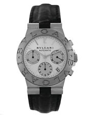 Relógio automático masculino BVLGARI Diagono cronógrafo CH35S data aço 35MM comprar usado  Enviando para Brazil