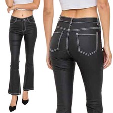 Damen kunstleder schlaghose gebraucht kaufen  Berlin