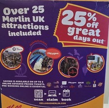 Reduced ticket merlin for sale  BEDFORD