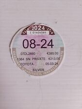 Old tax disc for sale  ENNISKILLEN