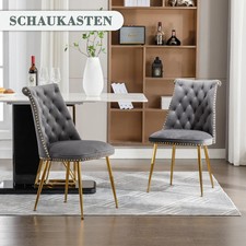 Samt esszimmerstühle 2er gebraucht kaufen  Schöppingen