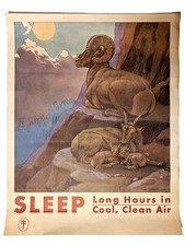 1931 sleep poster for sale  Walnut Grove