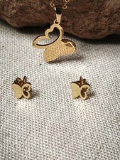 Parure minimaliste collier d'occasion  Saint-Jeannet