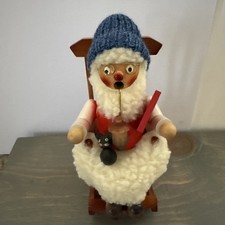 Usado, Cadeira de balanço musical vintage Steinbach Volkskunst Opa (VOVÔ) S755 com etiqueta comprar usado  Enviando para Brazil