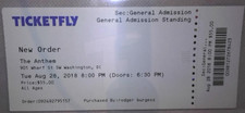 New order concert for sale  Cincinnati