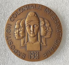 Medaille exposition coloniale d'occasion  Plombières-lès-Dijon